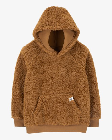 Cozy Sherpa Hooded Pullover
